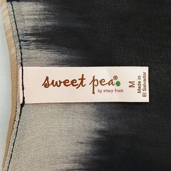 Sweet Pea by Stacy Frati Tie and Dye Stretchy Waist High Low Maxi Dress Size M - Picture 11 of 14
